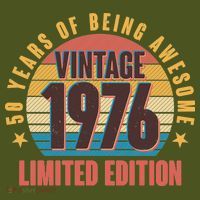 50th Birthday Vintage 1976 50 Years Of Being Awesome Limited Edition  T-Shirt thumb 7