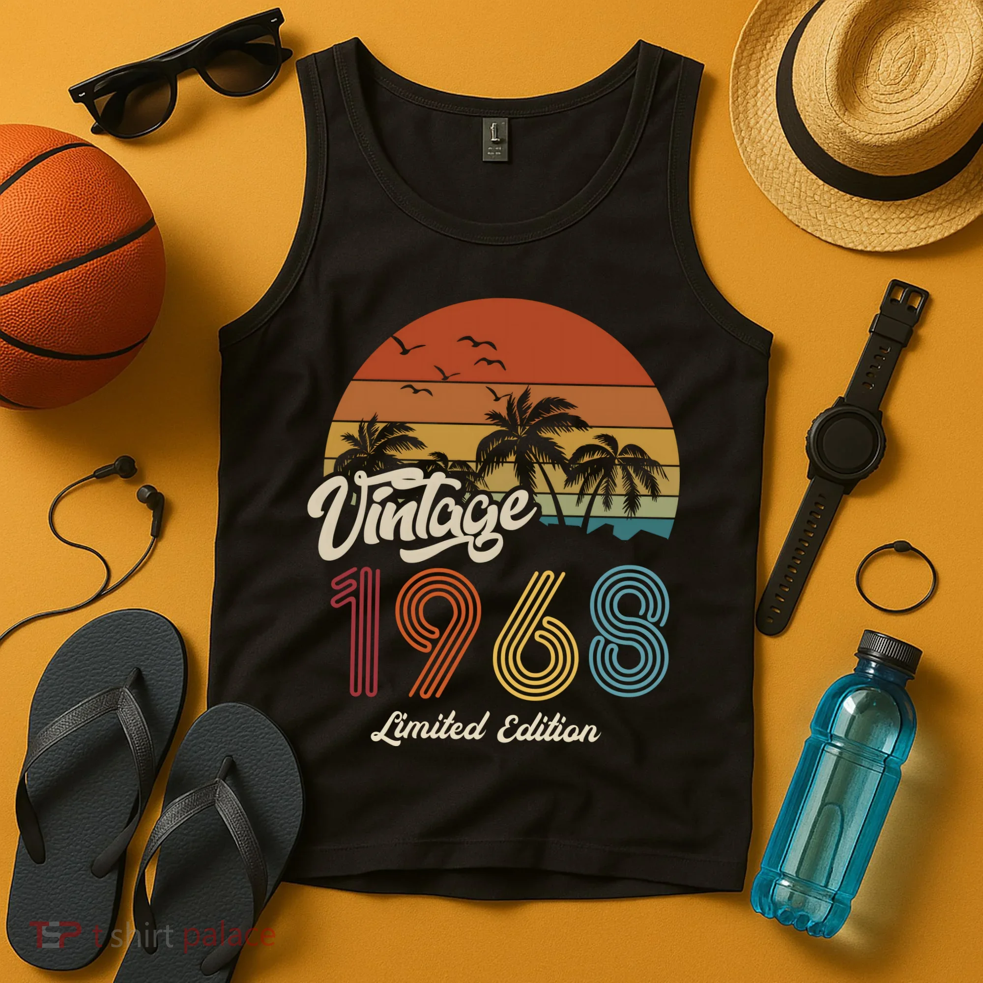 55th Birthday Vintage Limited Edition 1968 Tank Top