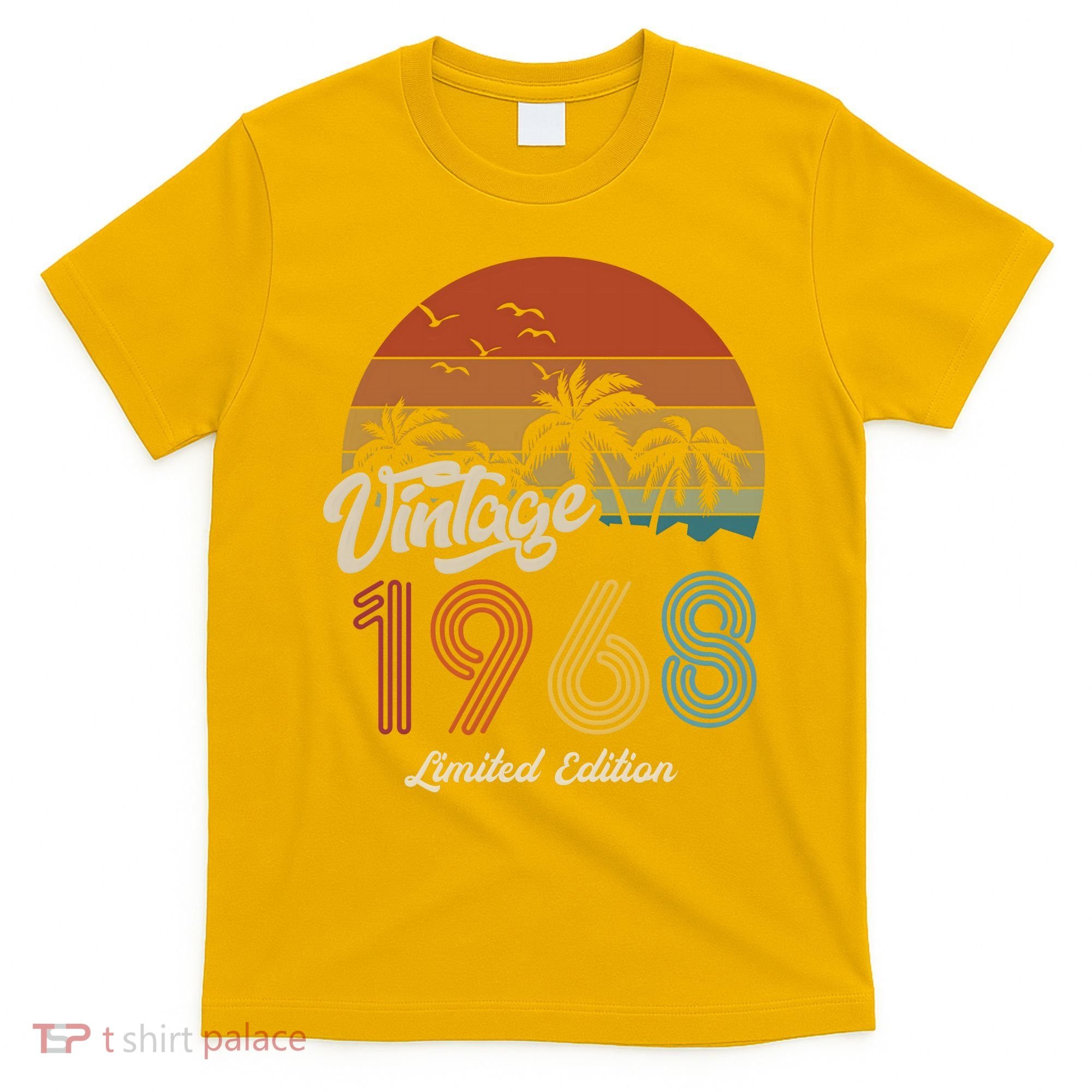 55th Birthday Vintage Limited Edition 1968 T-Shirt