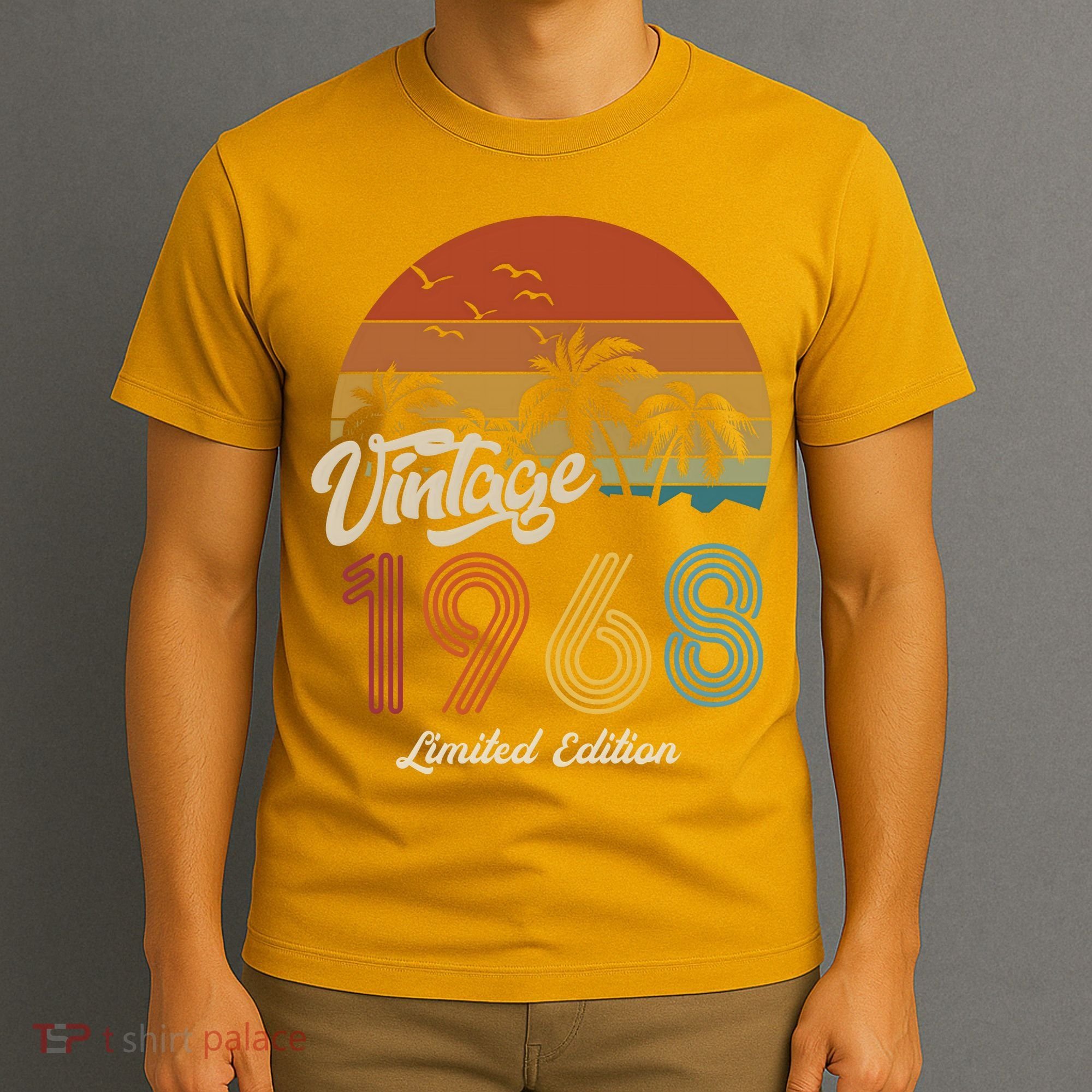 55th Birthday Vintage Limited Edition 1968 T-Shirt