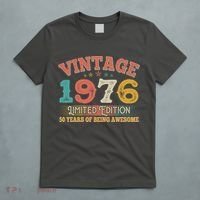 50th Birthday Vintage 1976 Limited Edition 50 Years Of Being Awesome T-Shirt thumb 5