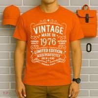 50th Birthday Vintage Made In 1976 Premium Quality Authentic Classic Birthday T-Shirt thumb 6
