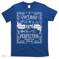 50th Birthday Vintage 1976 Genuine Quality Age To Perfection Original Parts Mostly T-Shirt thumb 0