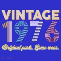 50th Birthday Vintage 1976 Original Parts Some Wear  T-Shirt thumb 7