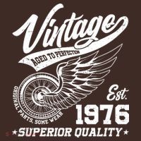 50th Birthday Vintage Age To Perfection EST 1976 Superior Quality T-Shirt thumb 7