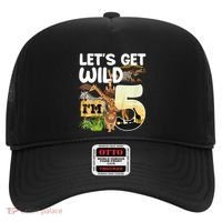 5th Birthday Zoo Safari Jungle Animal | Lets Get Wild Im 5 Hat thumb 0