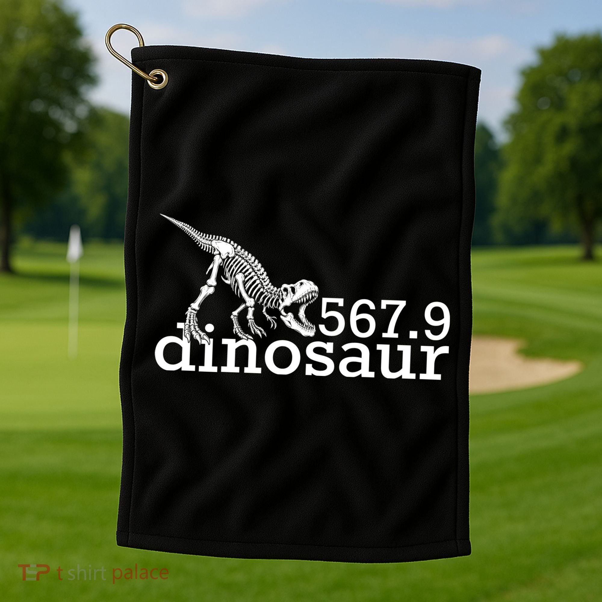 567.9 Dinosaur Golf Towel