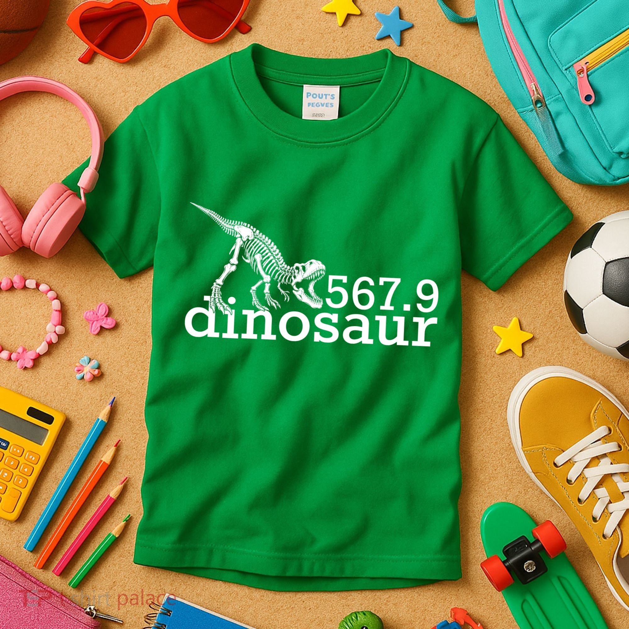 567.9 Dinosaur Kids T-Shirt