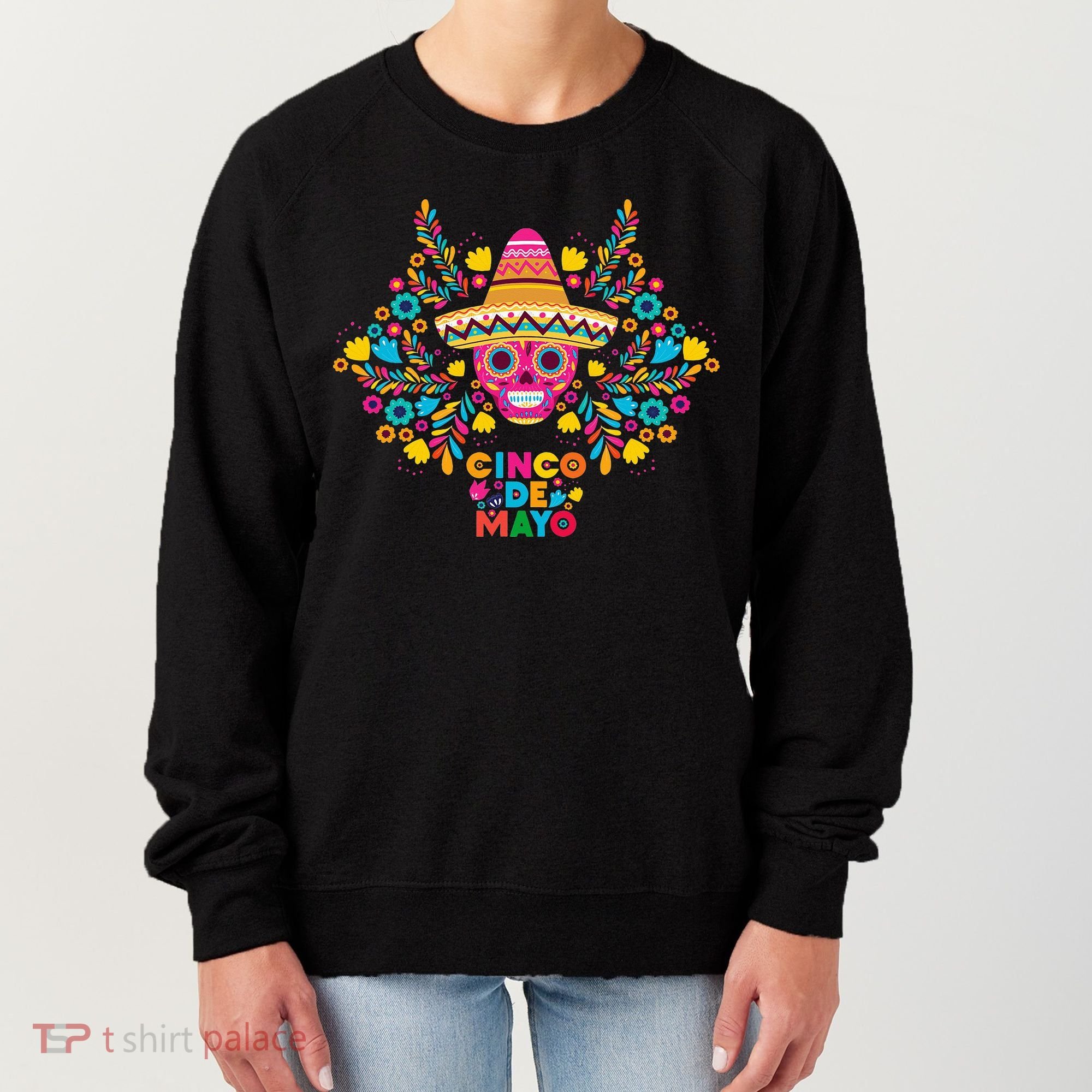 5 De Mayo Cinco De Mayo Sombrero Maraca Women's Sweatshirt
