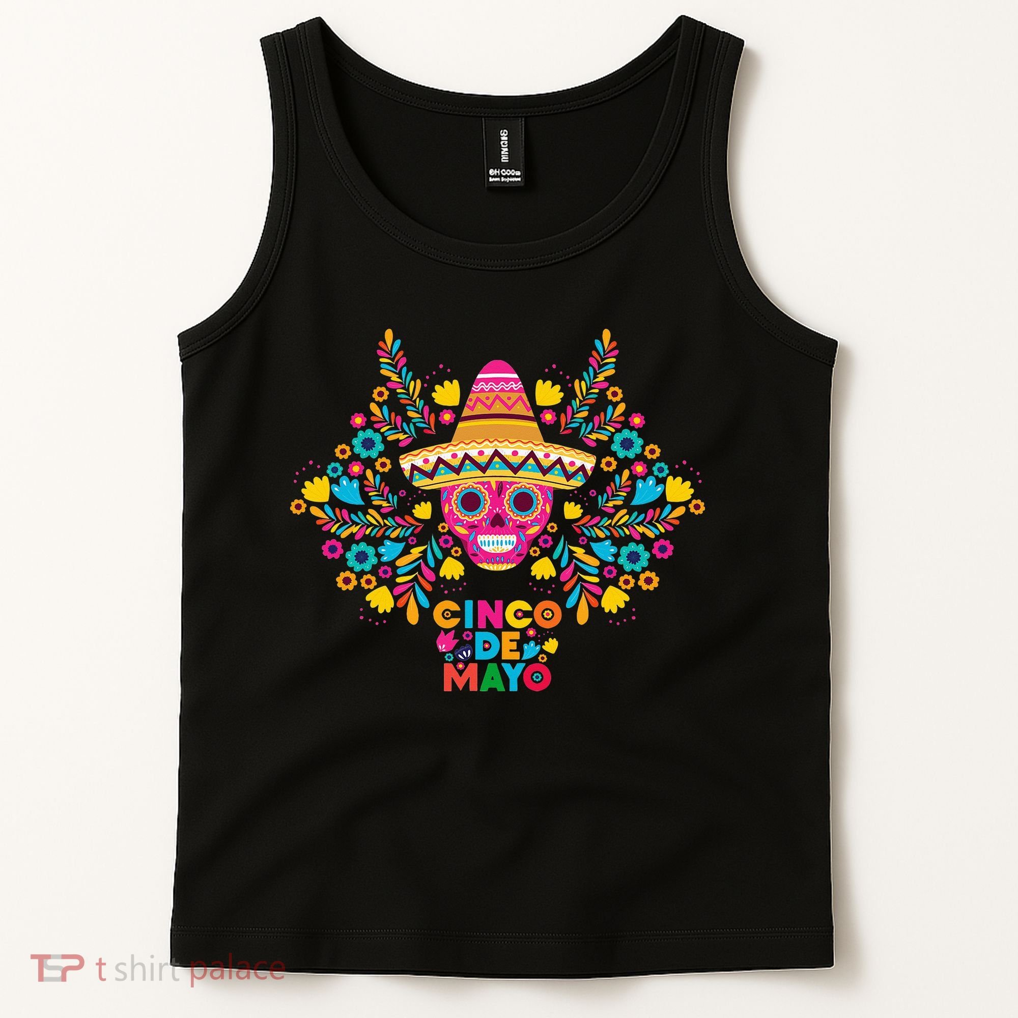 5 De Mayo Cinco De Mayo Sombrero Maraca Tank Top