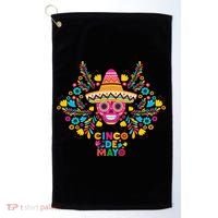 5 De Mayo Cinco De Mayo Sombrero Maraca Golf Towel thumb 0