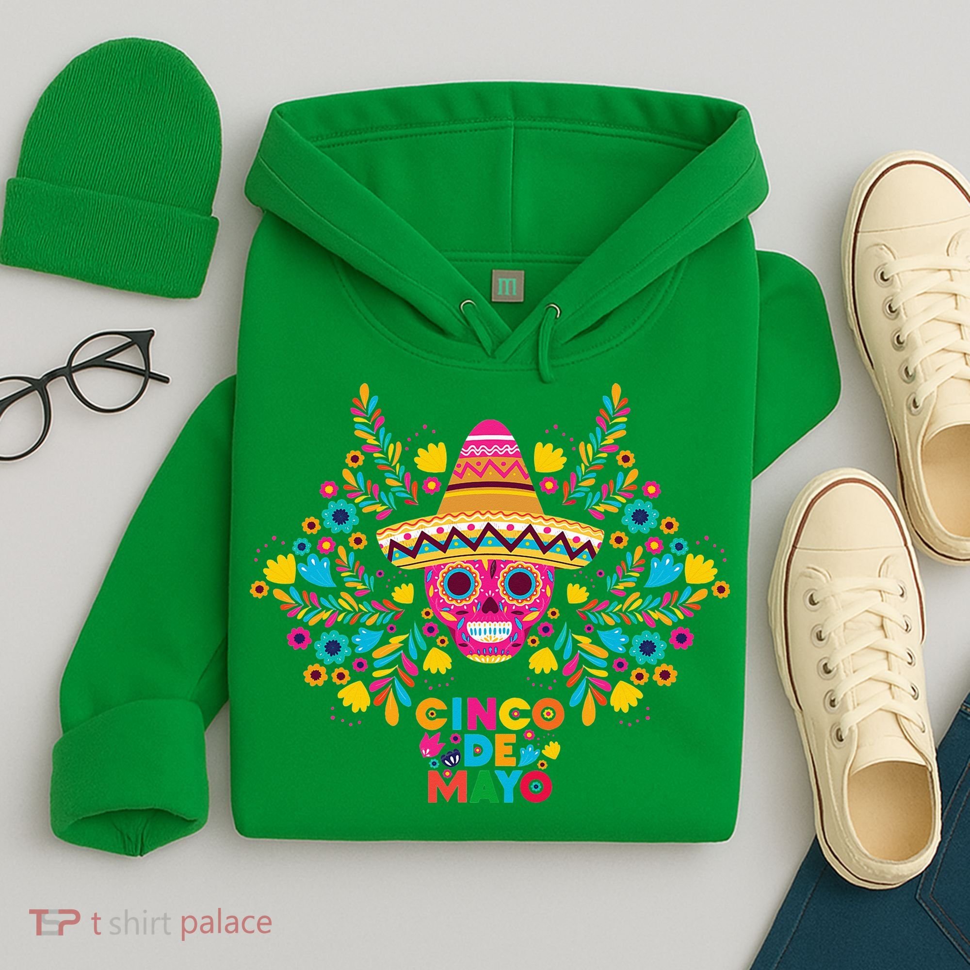 5 De Mayo Cinco De Mayo Sombrero Maraca Hoodie