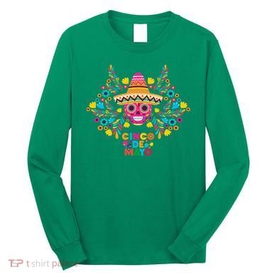 5 De Mayo Cinco De Mayo Sombrero Maraca Long Sleeve Shirt