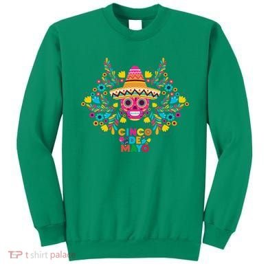 5 De Mayo Cinco De Mayo Sombrero Maraca Sweatshirt