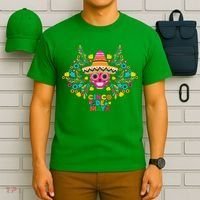 5 De Mayo Cinco De Mayo Sombrero Maraca T-Shirt thumb 6