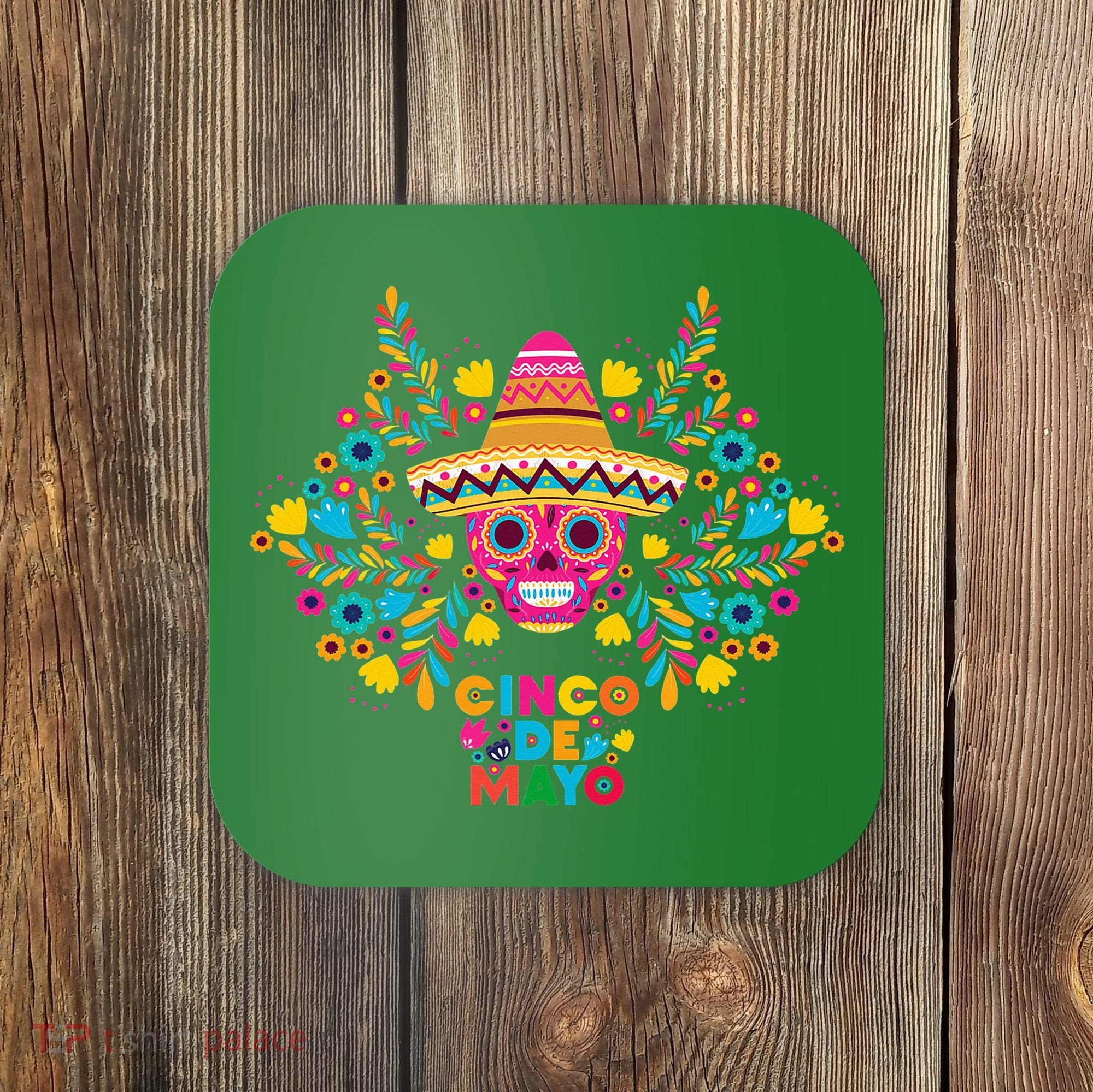 5 De Mayo Cinco De Mayo Sombrero Maraca Coaster
