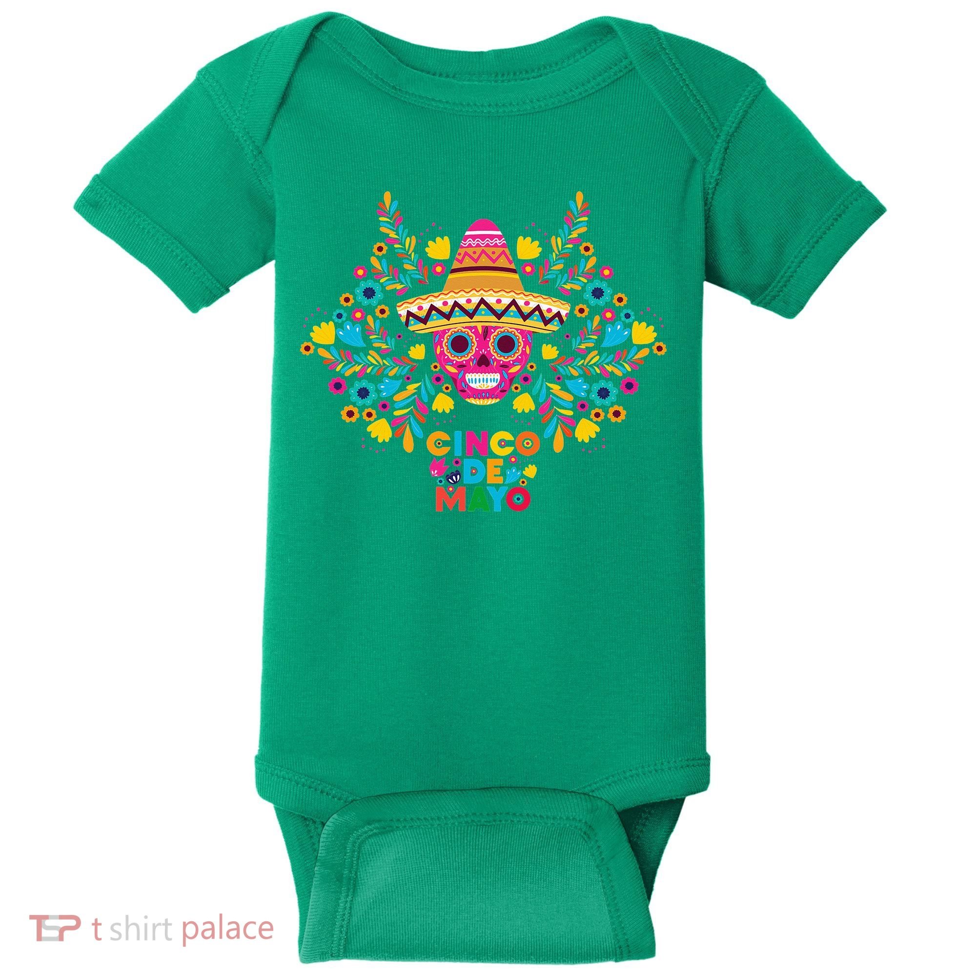 5 De Mayo Cinco De Mayo Sombrero Maraca Baby Bodysuit