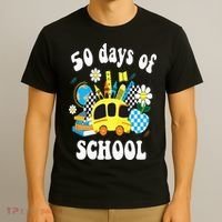 50 days of school 50th day of school T-Shirt thumb 3
