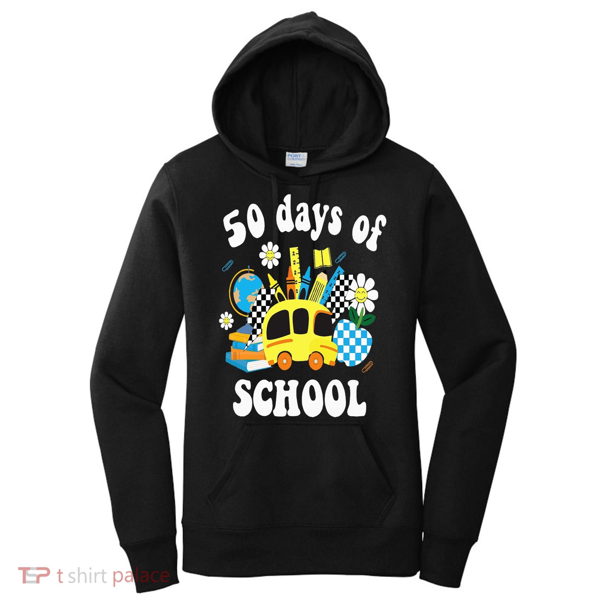 50 days of school 50th day of school Women's Hoodie