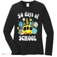 50 days of school 50th day of school Women's Long Sleeve Shirt thumb 0