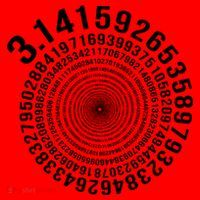 5000 Digit Pi Day Spiral Funny Santa Hat thumb 1