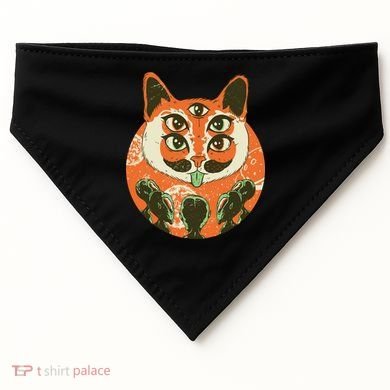 5 Eyed Alien Cat USA-Made Doggie Bandana
