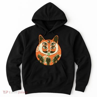 5 Eyed Alien Cat Hoodie