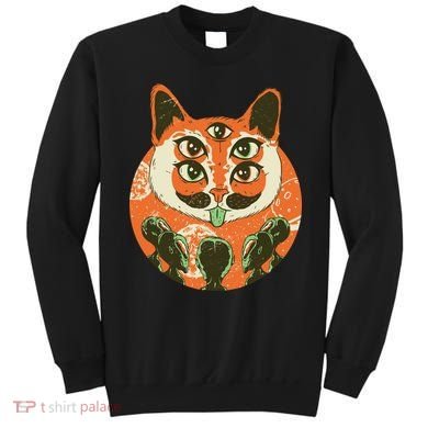 5 Eyed Alien Cat Sweatshirt