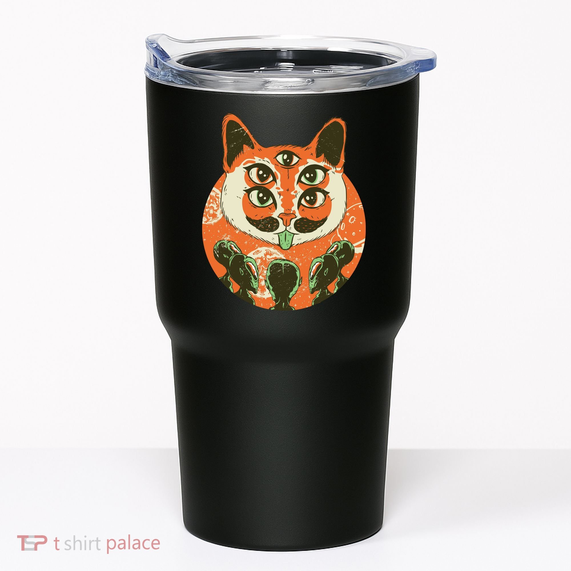 5 Eyed Alien Cat Tumbler