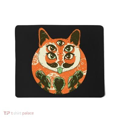 5 Eyed Alien Cat Mousepad
