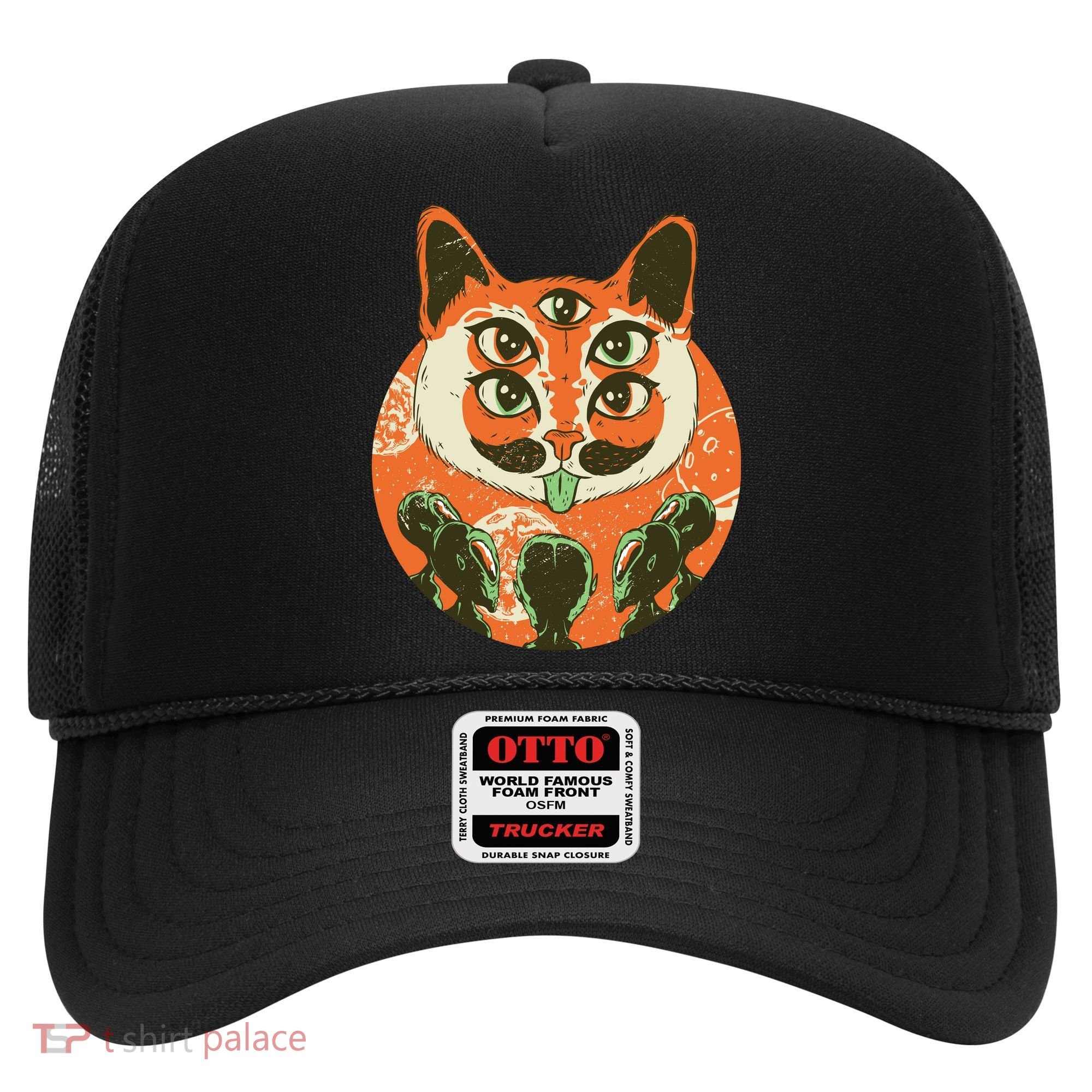 5 Eyed Alien Cat Hat