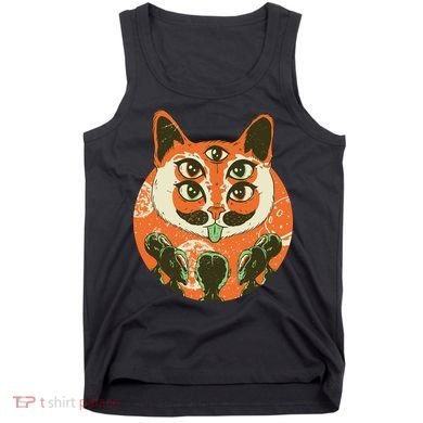 5 Eyed Alien Cat Tank Top