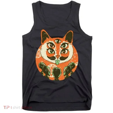 5 Eyed Alien Cat Tank Top