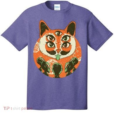 5 Eyed Alien Cat T-Shirt