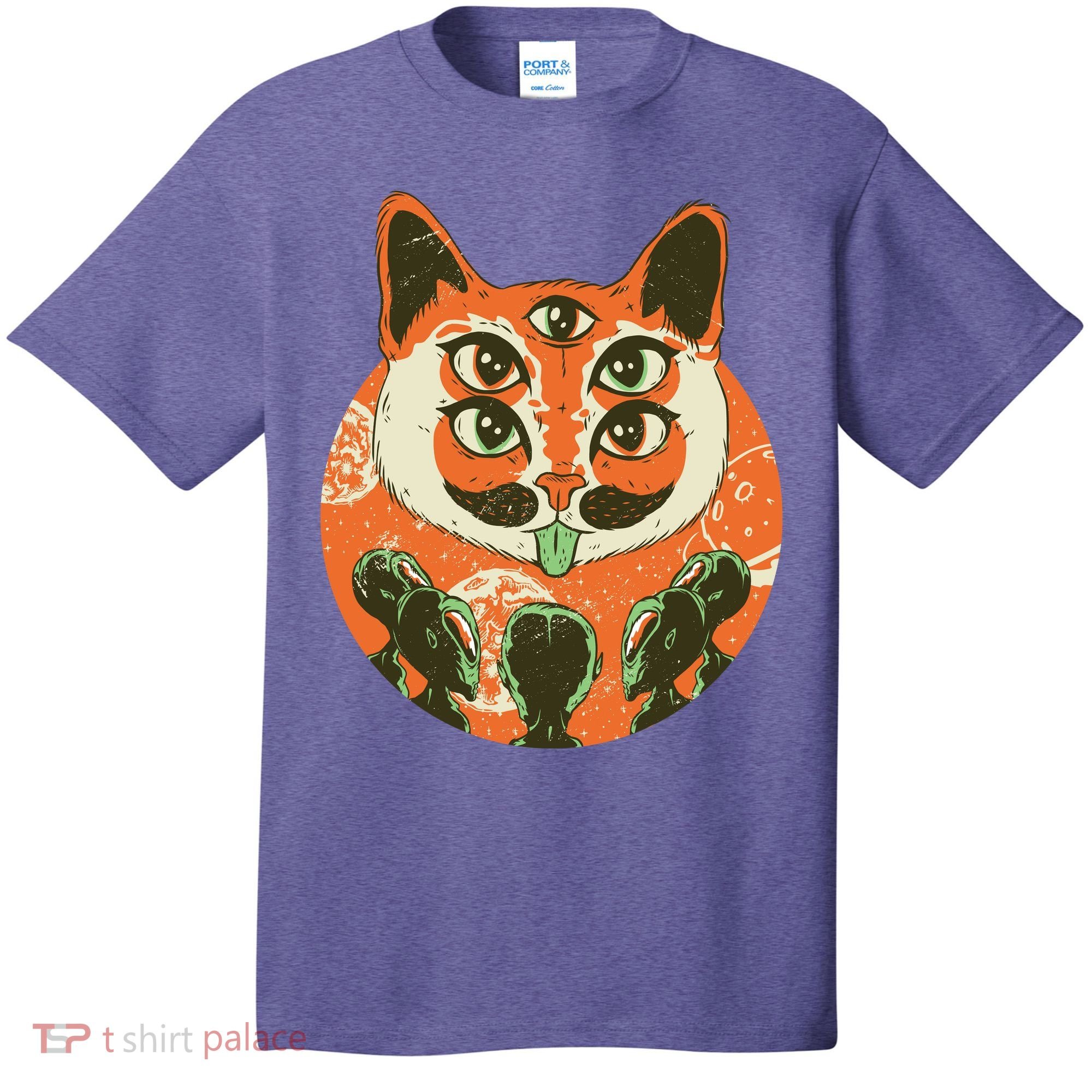 5 Eyed Alien Cat T-Shirt