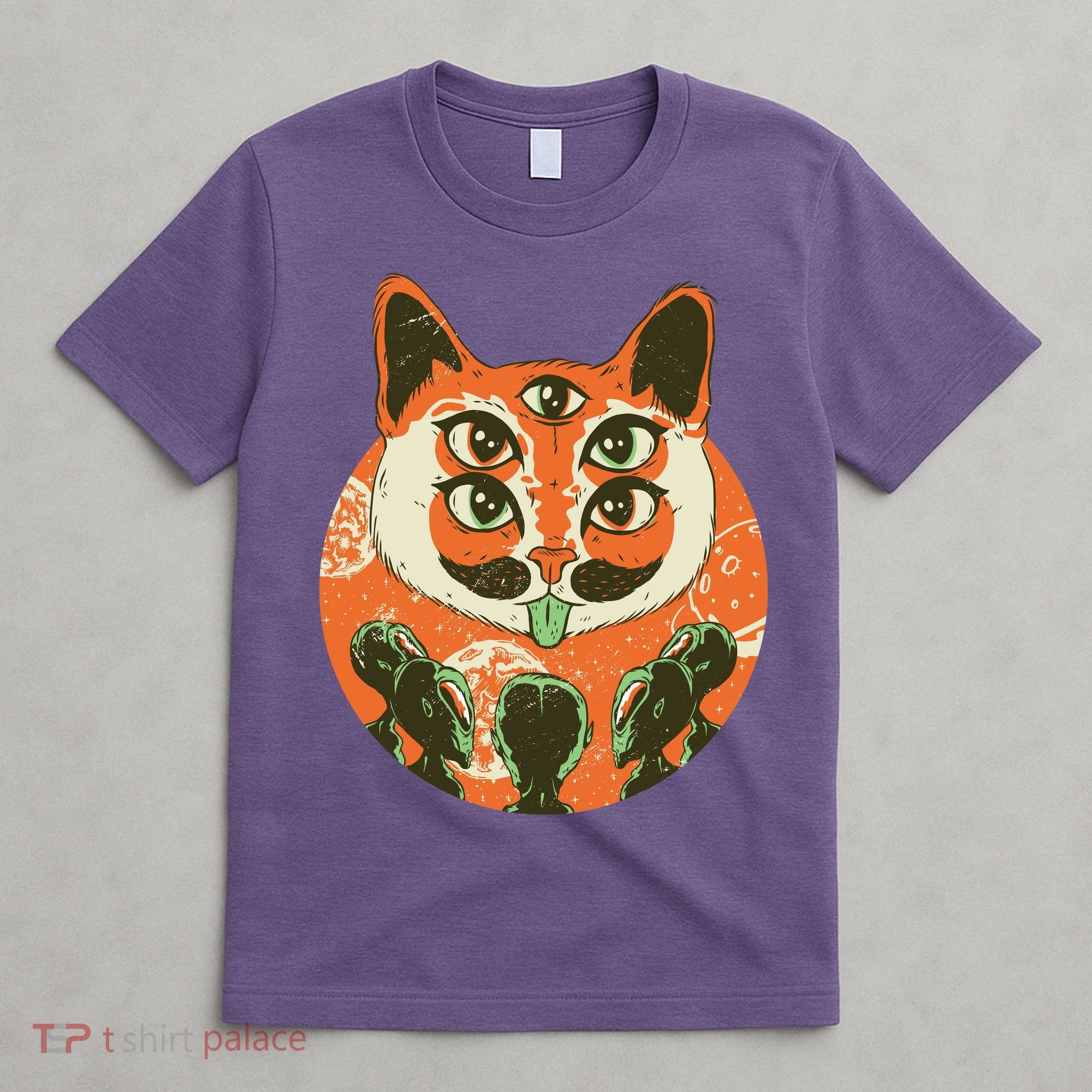 5 Eyed Alien Cat T-Shirt