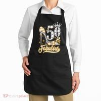 50 & Fabulous 50 Years Old 50th Birthday Diamond Crown Shoes Apron thumb 2