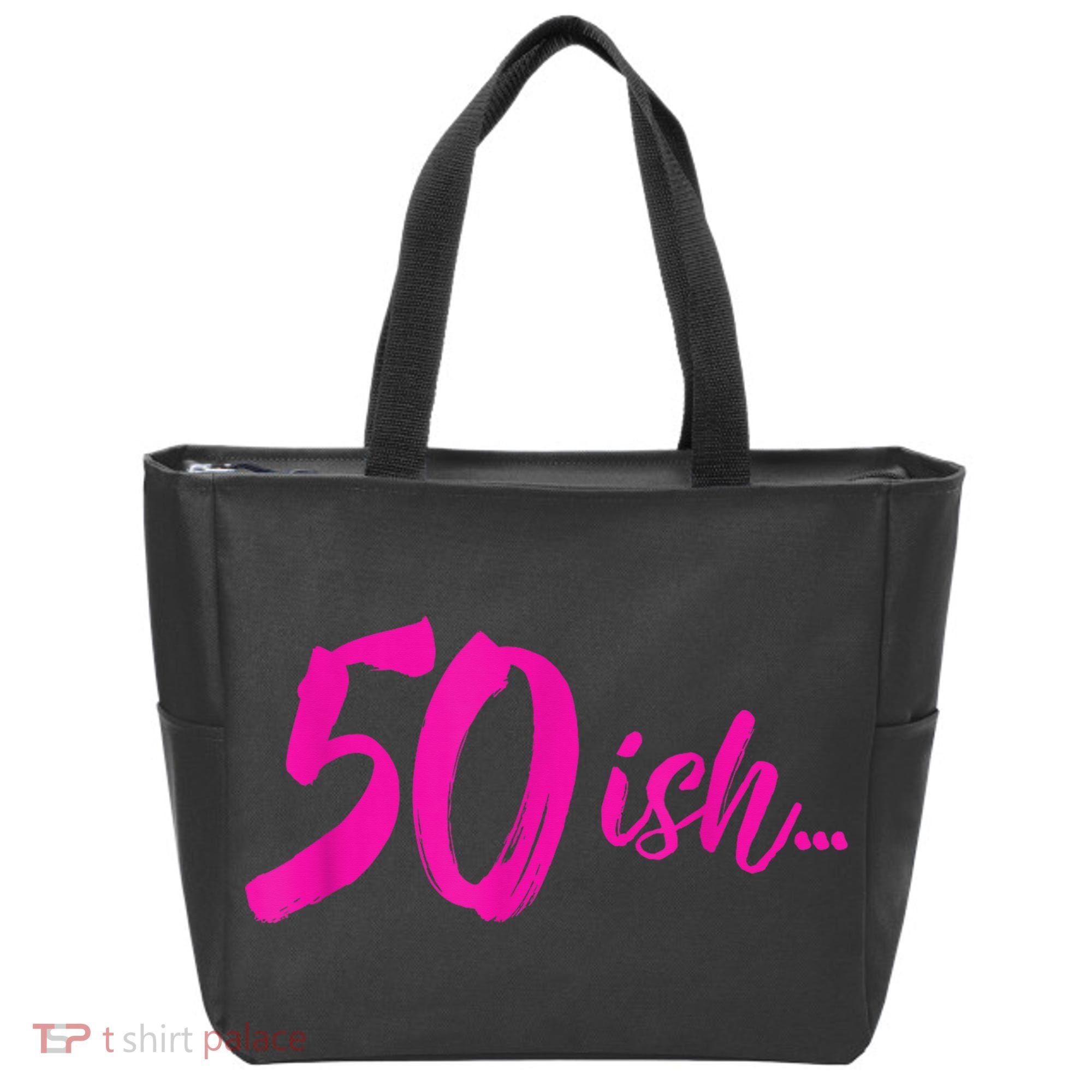 50ish Funny 50th Birthday Turning 50 Years Old Tote Bag