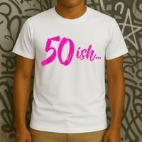 50ish Funny 50th Birthday Turning 50 Years Old T-Shirt thumb 3