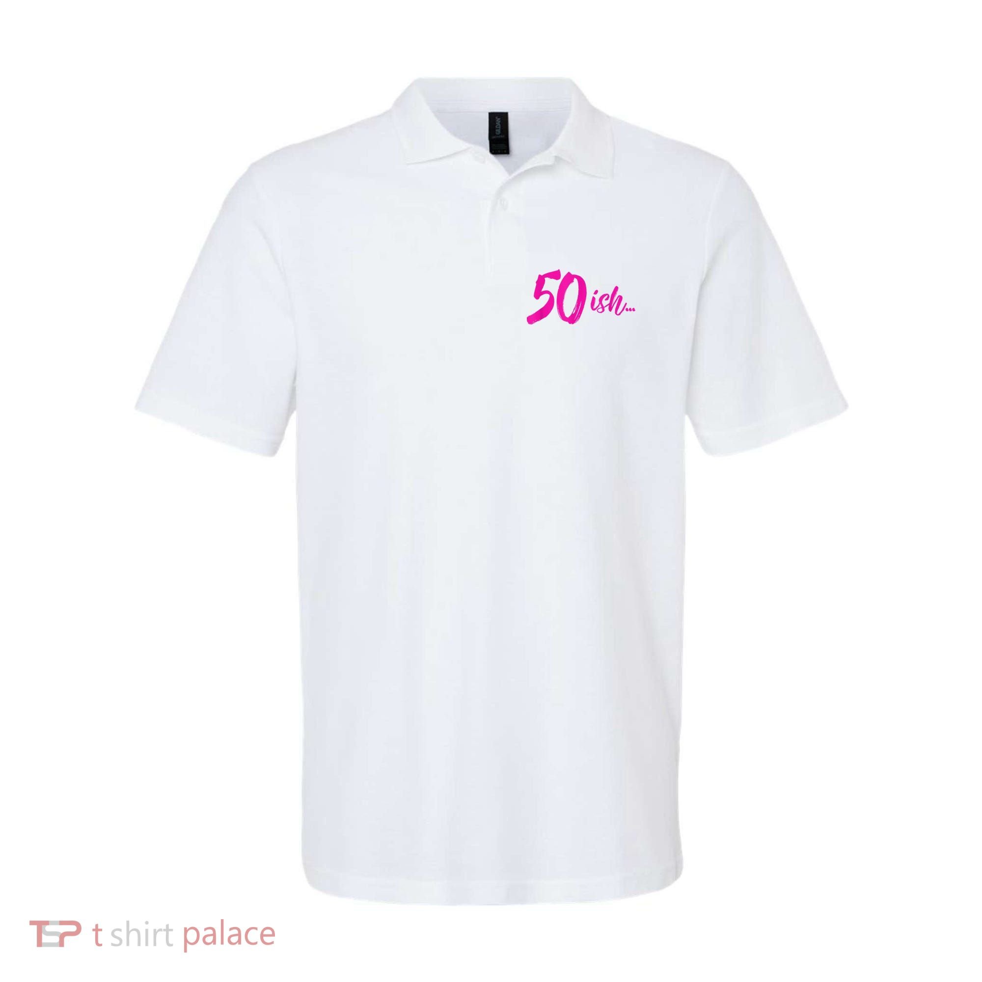 50ish Funny 50th Birthday Turning 50 Years Old Polo