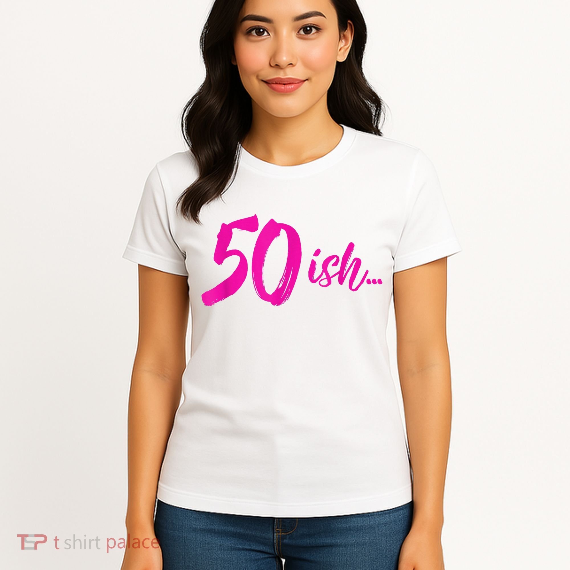 50ish Funny 50th Birthday Turning 50 Years Old Women's T-Shirt
