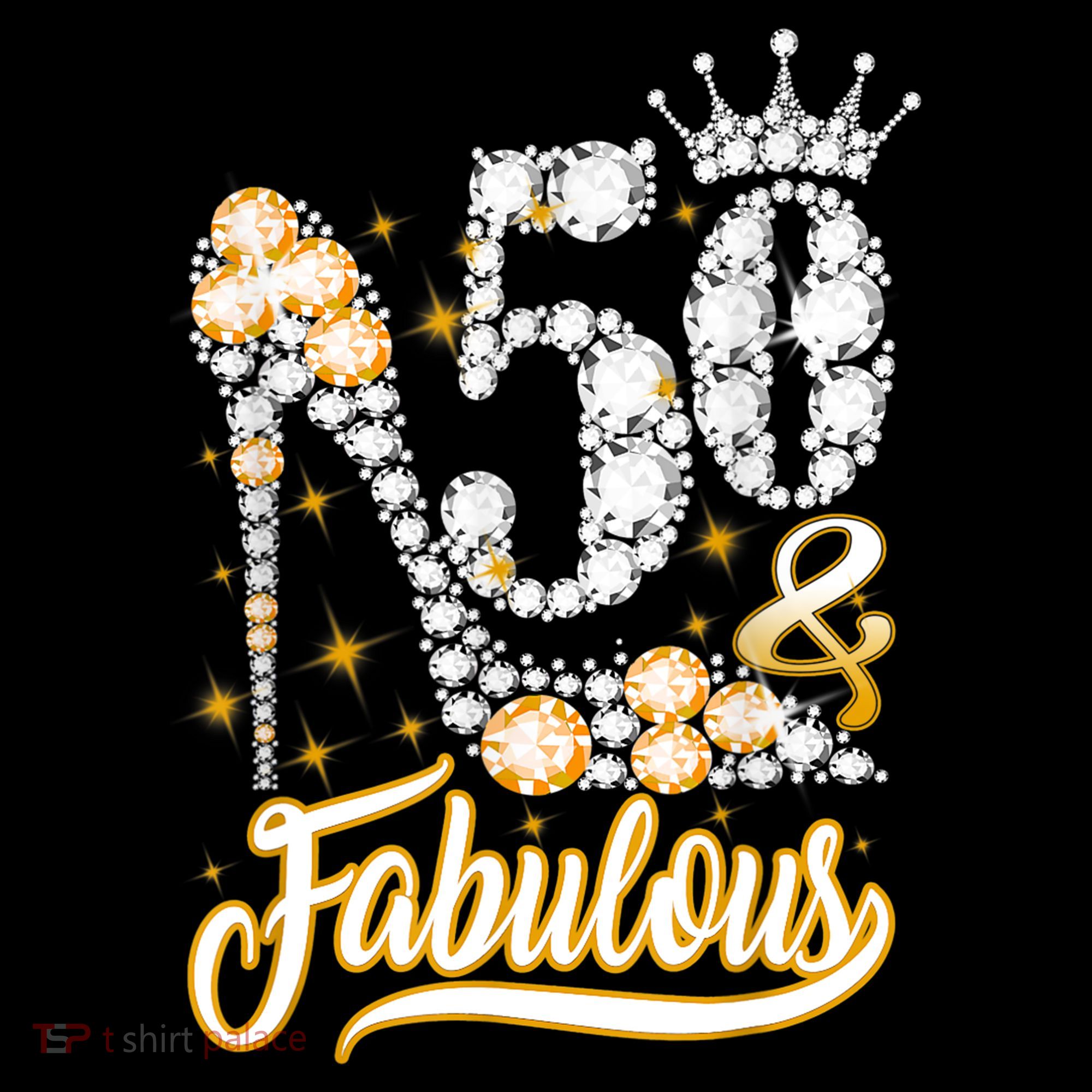 50 & Fabulous 50 Years Old 50th Birthday Diamond Crown Shoes Coffee Mug
