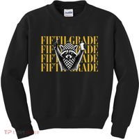 5th Fifth Grade Funny Raccoon Back To School Kids Sweatshirt thumb 0