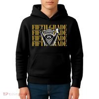 5th Fifth Grade Funny Raccoon Back To School Kids Hoodie thumb 4