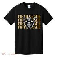 5th Fifth Grade Funny Raccoon Back To School Kids T-Shirt thumb 0