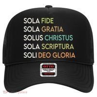 5 Five Solas Of The Reformation Theology Christian Church Gift Hat thumb 0