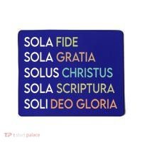 5 Five Solas Of The Reformation Theology Christian Church Gift Mousepad thumb 0