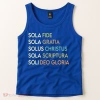 5 Five Solas Of The Reformation Theology Christian Church Gift Tank Top thumb 2