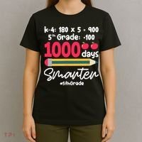 5th Grade 1000 Days Smarter Fifth Grade Student 1000th Day T-Shirt thumb 4