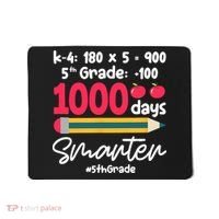 5th Grade 1000 Days Smarter Fifth Grade Student 1000th Day Mousepad thumb 0